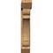 Ekena Millwork Olympic Slat Rough Sawn Bracket w/ Offset Brace, Western Red Cedar, 8"W x 36"D x 44"H BKT0806X36X44OLY06RWR - alternate 4